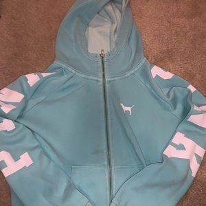 PINK zip up hoodie